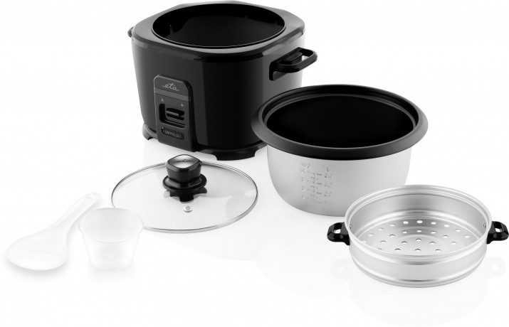 eta eta Reiskocher GRANELLO ETA313990000, 700 W, mit Dampfgaraufsatz, 1,8 l, vollautomatisch, Aluminiumbehalter эта рисоварка GRANELLO ETA313990000, 700 Вт, с насадкой-пароваркой, 1,8 л, полностью автоматическая, алюминиевый контейнер