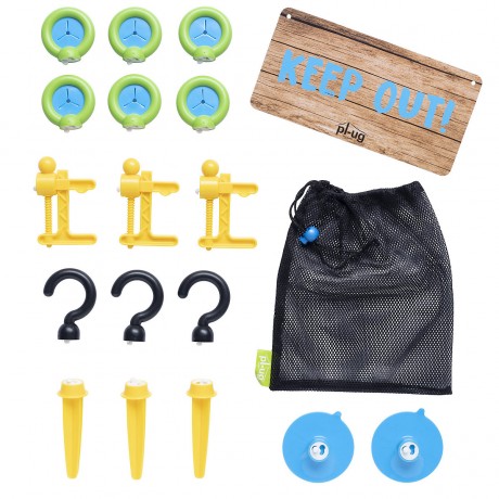 Pl-ug tent tools Hohlenbauset – Extra Набор для строительства пещеры