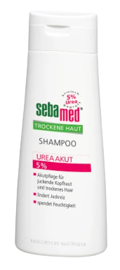 sebamed Shampoo trockene Haut 5% Urea Akut Себамед Шампунь для волос для сухой и чувствительной кожи головы с мочевиной 5%, 200мл
