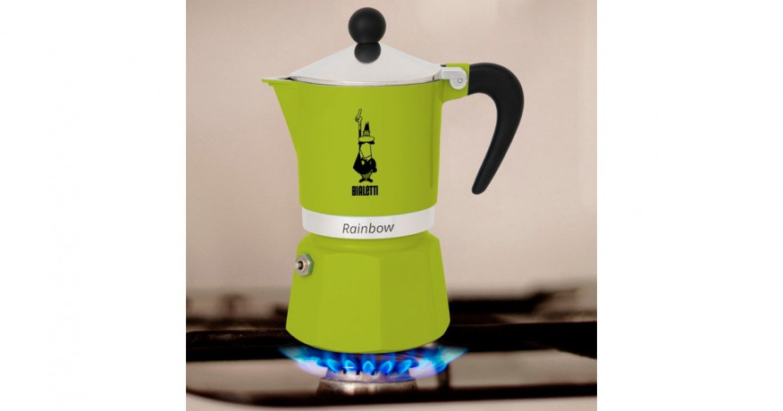 Bialetti Bialetti Rainbow, Espressomaschine grun, 1 Tasse  grun Bialetti Rainbow, кофемашина для эспрессо, зеленая, 1 чашка