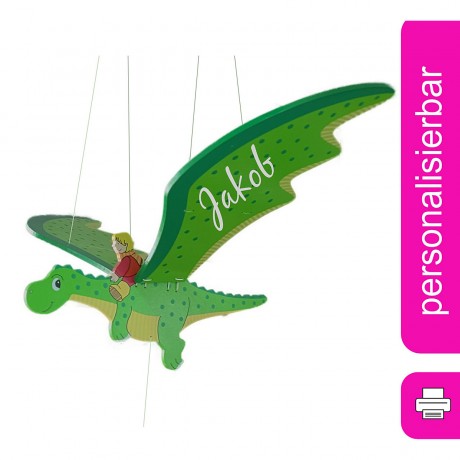 goki Schwingtier Drache mit Name personlisiert Качающийся дракон с именем