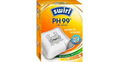 Swirl Swirl Staubsaugerbeutel PH99 EcoPor 4 Beutel, 1 Abluftfilter   Вихревые мешки для пылесоса PH99 EcoPor 4 мешка, 1 вытяжной фильтр