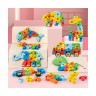 Syntek Bauklotze fur Kinder Holzklotze fur Kinder mit 3D-Formen Строительные блоки для детей Деревянные блоки для детей с объемными формами