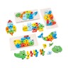Syntek Bauklotze fur Kinder Holzklotze fur Kinder mit 3D-Formen Строительные блоки для детей Деревянные блоки для детей с объемными формами