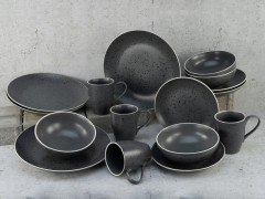 Creatable Creatable Kombiservice 16-tlg. INDUSTRIAL CHIC anthrazit Создаваемый комбинированный сервиз 16 шт. ПРОМЫШЛЕННЫЙ ШИК