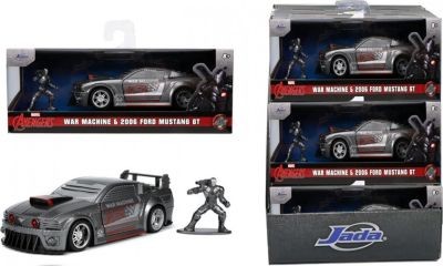 Jada Hollywood Rides Marvel War Machine 2006 Ford Mustang1:32 Голливуд едет на военной машине Marvel 2006 Ford Mustang1:32