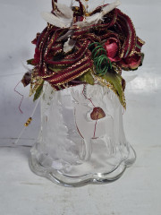 Колокольчик винтажный Walther Glas, декорированный, 13 х 9 см, Германия, 1980-90гг.
