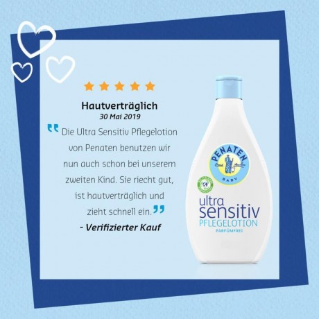 Penaten Pflegelotion Ultra Sensitiv 6st х 400ml, Ухаживающий лосьон 6 штук х 400мл