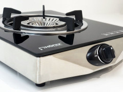 Phonix Germany Phonix Germany Gaskocher PS-1, Camping Gaskocher 1 flammig 4,2 KW Zundsicherung + Zubehor  Газовая плита Phonix Germany PS-1, походная газовая плита 1 пламя, 4,2 кВт, предохранитель зажигания + аксессуары