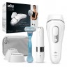Braun IPL System quot;Silk-expert Pro PL3129 + Mini-Gesichtsrasiererquot; in Weiss & Silber Система IPL "Silk-expert Pro PL3129 + Mini Face Shaver" в белом и серебристом