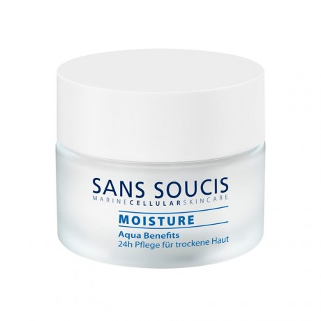 Sans Soucis Aqua Benefits 24h Pflege fur trockene Haut Gesichtscreme  Moisture, 50 мл