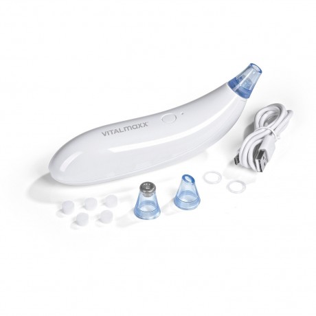 MAXXMEE Vitalmaxx Porenreiniger 5-tlg. 3,7V mit Aufsatz fur Mikrodermabrasion Очиститель пор Vitalmaxx 5 шт. 3,7 В с насадкой для микродермабразии