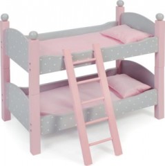 CHIC 2000 Puppen-Etagenbett Puntos grey Кровать кукольная двухъярусная Puntos серая