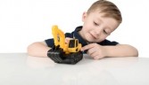 JCB Kleiner Bagger mit Licht  Sound Маленький экскаватор с легким звуком