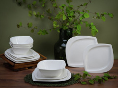 Creatable Creatable Tafelservice 12-tlg. MELBOURNE Weiss Сборный обеденный сервиз 12 шт. МЕЛЬБУРН