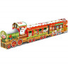 Kinder Mix Adventskalender 3D-Zug 226g, Киндер Адвент-календарь 2024 "Рождественский экспресс", 24 сладких сюрприза, 226 грамм