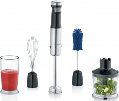 Graef Graef Akku-Stabmixer HB 802, kabellos, 200 W, inkl. 4-teiligem Zubehor und Aufbewahrungsbox  Беспроводной ручной блендер Graef HB 802, беспроводной, 200 Вт, включая аксессуары из 4 предметов и ящик для хранения.