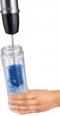 Graef Graef Akku-Stabmixer HB 802, kabellos, 200 W, inkl. 4-teiligem Zubehor und Aufbewahrungsbox  Беспроводной ручной блендер Graef HB 802, беспроводной, 200 Вт, включая аксессуары из 4 предметов и ящик для хранения.