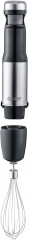 Graef Graef Akku-Stabmixer HB 802, kabellos, 200 W, inkl. 4-teiligem Zubehor und Aufbewahrungsbox  Беспроводной ручной блендер Graef HB 802, беспроводной, 200 Вт, включая аксессуары из 4 предметов и ящик для хранения.