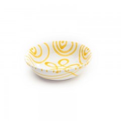 Gmundner Keramik Gmundner Keramik Gelbgeflammt Muslischale klein d: 14 cm / h: 4,5 cm / 0,27 L Керамическая чаша для хлопьев Gmundner с желтым пламенем, маленькая, д: 14 см / высота: 4,5 см / 0,27 л