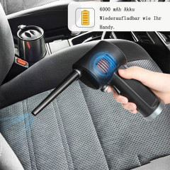 GelldG GelldG Akku-Stielstaubsauger Elektrische Staubgeblase, 40000 U/min Air Duster  Беспроводной пылесос GelldG, электрический пылесборник, 40000 об/мин, воздушная тряпка