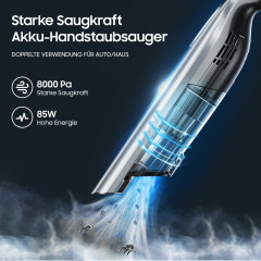 Aoucheni Aoucheni Akku-Handstaubsauger 3 in 1 Akku-Handstaubsauger mit Ladestation, 85,00 W, beutellos  Беспроводной ручной пылесос Aoucheni Беспроводной ручной пылесос 3 в 1 с зарядной станцией, 85,00 Вт, без мешка