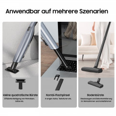Aoucheni Aoucheni Akku-Handstaubsauger 3 in 1 Akku-Handstaubsauger mit Ladestation, 85,00 W, beutellos  Беспроводной ручной пылесос Aoucheni Беспроводной ручной пылесос 3 в 1 с зарядной станцией, 85,00 Вт, без мешка