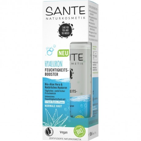 Sante Feuchtigkeitsbooster Bio-Aloe Vera & Naturliches Hyaluron  Увлажняющий органический алоэ вера и натуральная гиалуроновая кислота