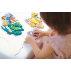 PLANTOYS Lernspiel Wetter-Outfit Lernspiele развивающие игры погодные наряды развивающие игры