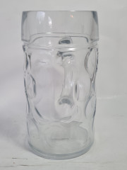 Немецкая пивная кружка Rastal, стекло, 1 л, 20 х 16 см, Германия, 1970-80гг.
