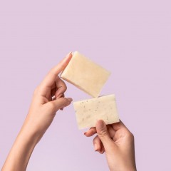 Meina Lavendel + Mohn Peeling Seife  Отшелушивающее мыло лаванда + мак