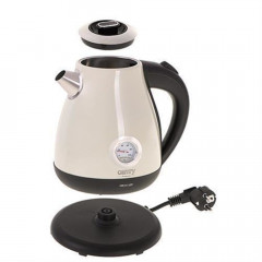 Camry Camry Wasserkocher CR 1344 creme Elektrischer Wasserkocher mit Thermometer 1,7L, Edelstahl, Wasserstandsanzeige  Чайник Camry CR 1344 кремовый электрочайник с термометром 1,7л, нержавеющая сталь, индикатор уровня воды
