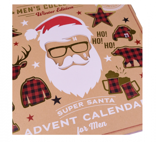 Accentra Men's Collection Winter Edition Adventskalender 2024 Адвент-календарь для мужчин, 24 бьюти сюрприза и аксессуаров для мужчин