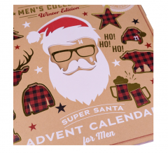 Accentra Men's Collection Winter Edition Adventskalender 2024 Адвент-календарь для мужчин, 24 бьюти сюрприза и аксессуаров для мужчин