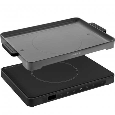 BRUNNER BRUNNER Gaskocher Camping Kochfeld HotPoint Double, Induktions Elektro Grill Herd Glas 2kW Газовая плита BRUNNER, походная плита HotPoint Double, индукционная электрическая плита-гриль, стекло, 2 кВт