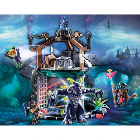 PLAYMOBIL 2er Set: 70746 Violet Vale Damonenportal + 70748 Violet Vale Damonen-Fangwagen Набор из 2 предметов: 70746 Портал демонов Долины Аметистов + 70748 Тележка для захвата демонов Долины Аметистов