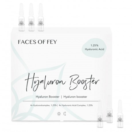 FACES OF FEY 1,25 % Hyaluron Booster Ampullen 30 x 1,3 ml  1,25% Hyaluronic Booster ампулы 30 х 1,3 мл
