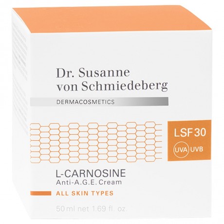 Dr. Susanne von Schmiedeberg L-Carnosine Anti-A.G.E. Cream LSF 30  L-карнозин против A.G.E. Крем SPF 30