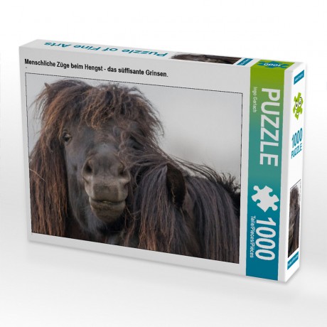 CALVENDO Puzzle CALVENDO Puzzle Menschliche Zuge beim Hengst Пазл CALVENDO Puzzle Человеческие черты жеребца