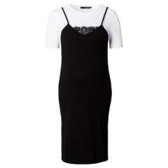 SUPERMOM Umstandskleid Lace Black