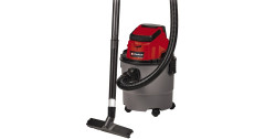 Einhell Einhell Akku-Nass-/Trockensauger TC-VC 18/15 Li-Solo grau/rot, ohne Akku und Ladegerat  grau/rot Беспроводной пылесос для влажной и сухой уборки Einhell TC-VC 18/15 Li-Solo серый/красный, без аккумулятора и зарядного устройства