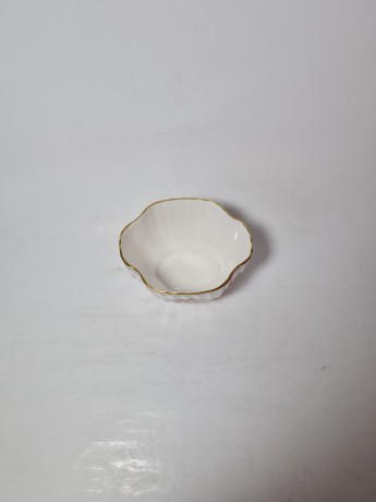 Фруктовница винтажная Spode "Фрукты", костяной фарфор, в классическом английском стиле, 10 х 8 см, Англия, 1960-70гг