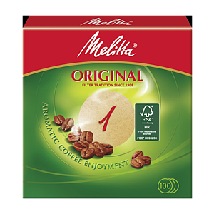 Melitta Фильтры для кофе 1 naturbraun 100 штук