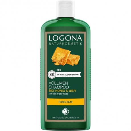 Logona Volumen Shampoo Bier-Honig  Шампунь для объема Пиво-Мед 250мл