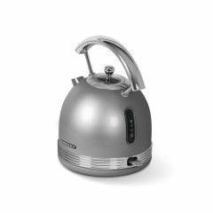 SCHNEIDER SCHNEIDER Wasserkocher Vintage Wasserstandsanzeige, 1,7 l, 2200 W, Heisswasserkocher Kalkfilter, auto. Stopp-Funktion vintage silber Чайник SCHNEIDER винтажный с индикатором уровня воды, 1,7 л, 2200 Вт, чайник для горячей воды с фильтром от наки