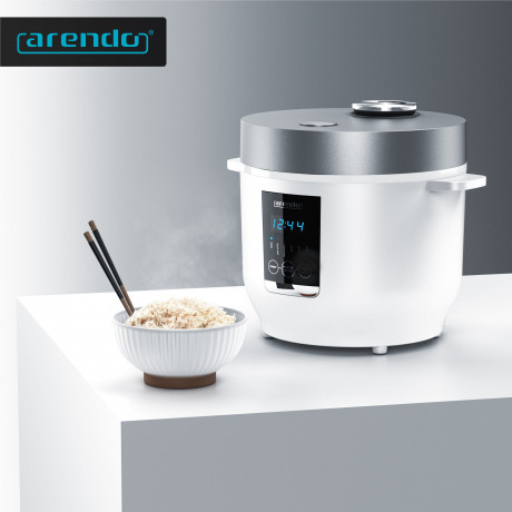 Arendo Arendo Reiskocher, 350 W, Digitaler Dampfgarer, Kochprogramme, Timer, Warmhaltefunktion, Display  Рисоварка Arendo, 350 Вт, цифровая пароварка, программы приготовления, таймер, функция поддержания тепла, дисплей