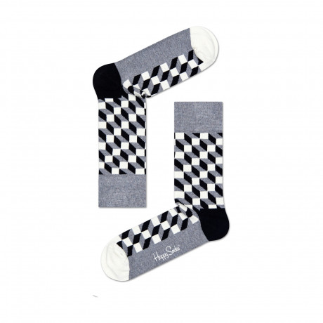 Happy Socks Socken #x27;4-Pack Classic Black & White Socks Gift Set#x27; 36-40 носки #x27;подарочный набор из 4 классических черно-белых носков#x27;