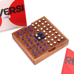 ROMBOL Reversi – Interessantes Strategiespiel fur 2 Personen aus edlem Holz Reversi – интересная стратегическая игра для двоих из ценных пород дерева