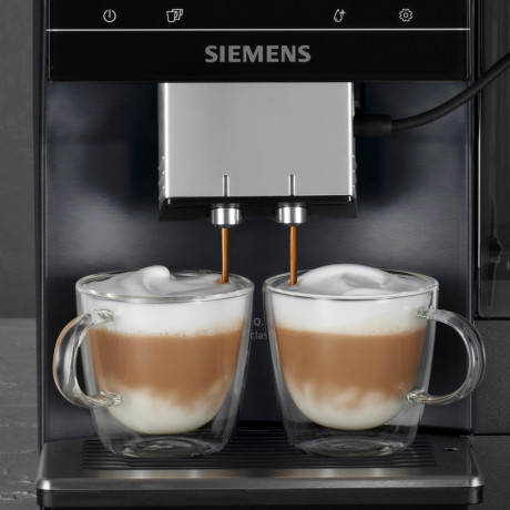 SIEMENS SIEMENS Kaffeevollautomat EQ700 classic TP707D06, Full-Touch-Display, bis 15 Profile speicherbar, Milchsystem-Reinigung  Полностью автоматическая кофемашина SIEMENS EQ700 classic TP707D06, полностью сенсорный дисплей, возможность сохранения до 15 