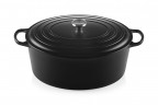 Le Creuset LE CREUSET Br\u00e4ter oval SIGNATURE schwarz LE CREUSET Br>4ter овал SIGNATURE